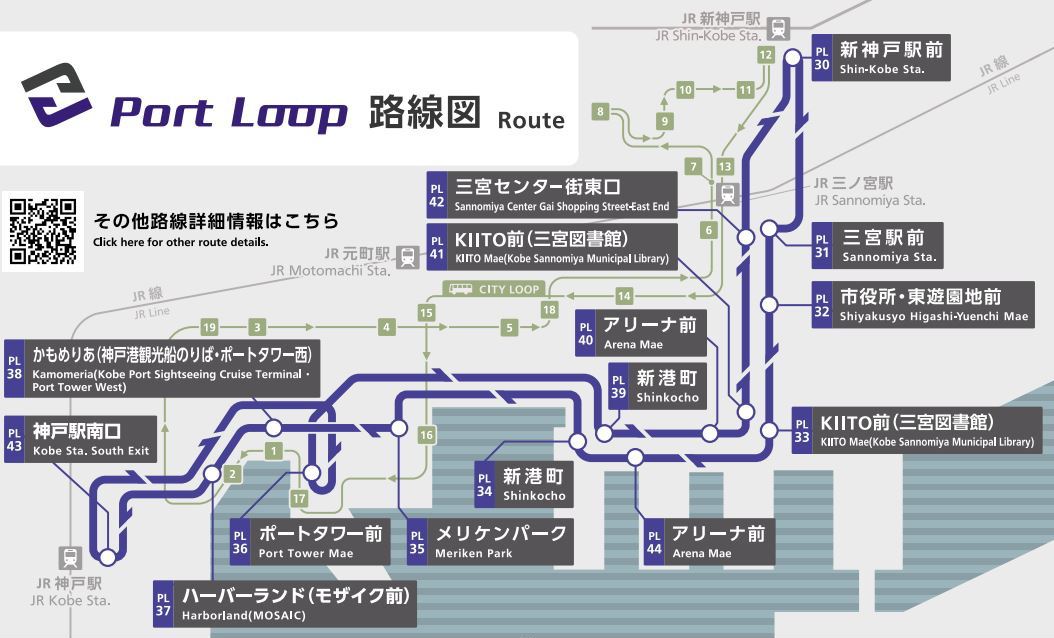 ポートループ路線図